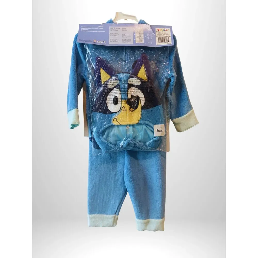 Bluey Toddler Unisex Kids Costume Size Small 2T Blue Dog Halloween Dress Up NEW - Picture 4 of 4